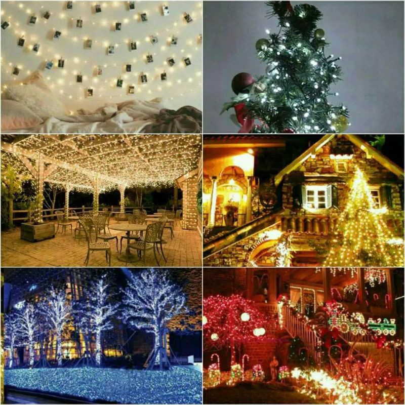 LAMPU TUMBLR LED 10M RGB FAIRY LIGHT / LAMPU NATAL / TUMBLR LIGHT / TWINKLE LIGHT / LAMPU HIAS