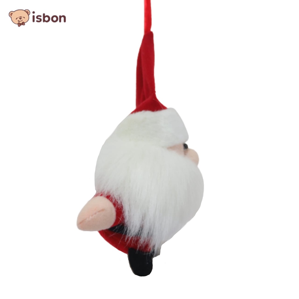 Boneka hiasan pohon natal santa claus dekor christmas edition dan gantungan kunci santa istana boneka