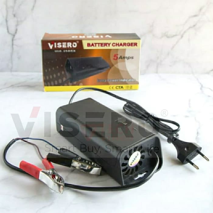 Battery Charger / Charger Aki 5A 12V Visero (VIO-1205A)