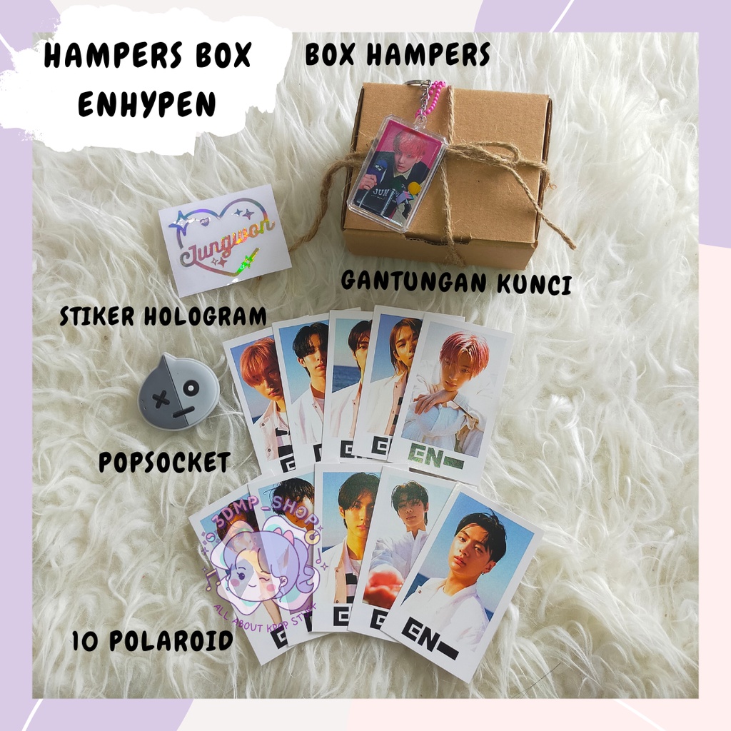 Hampers paket box gift kado ultah wisuda enhypen sunghoon