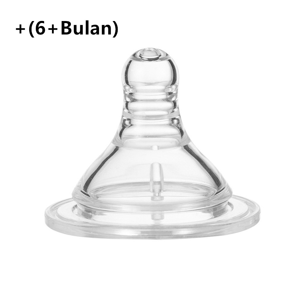 Mumystation 5cm Pigeon Dot bayi Wide Neck/ Empeng bayi Wide Neck Bahan Silikon BPA FREE-+(12+Bulan)