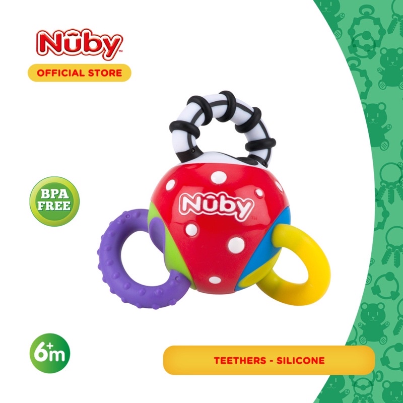 Nuby Twista Ball/Teether Gigitan bayi