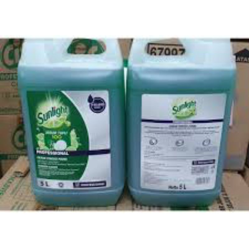Sunlight 5Liter / Sunlight sabun cuci piring 1 Koli