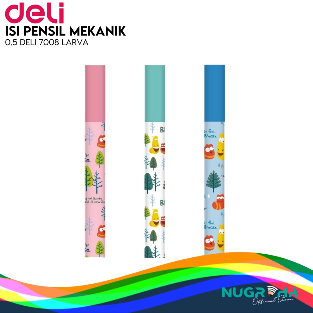 

ISI / REFILL PENSIL MEKANIK 0.5 DELI 7008 LARVA