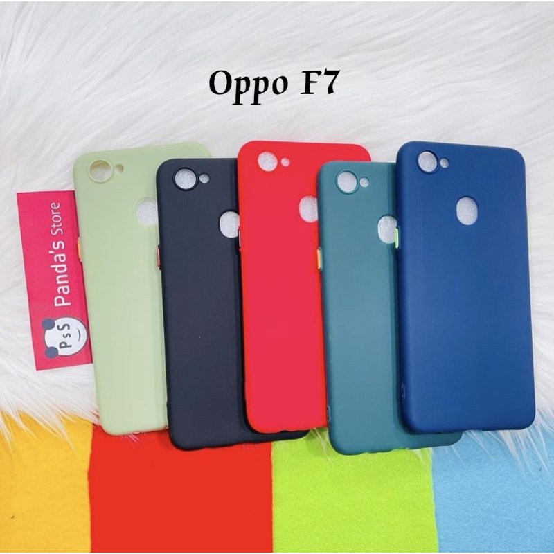 Case Oppo F7 Babycase + Pelindung Kamera, Makaron Full Color (PsS)