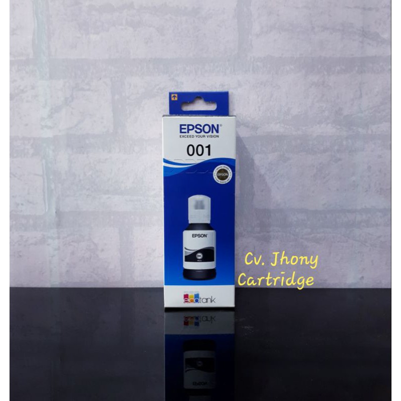 Tinta Epson 001 Hitam Black 001 warna colour