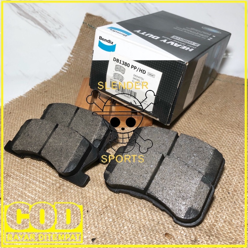 BRAKE PAD AGYA AYLA MATIC DB 1380 HD - KAMPAS REM DEPAN AGYA AYLA MATIC DB1380 HD