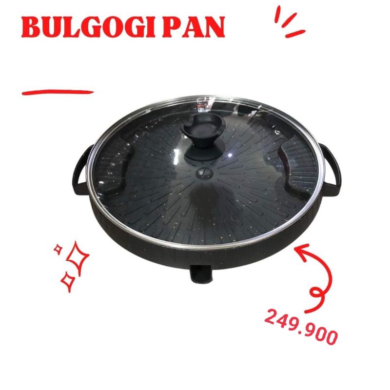 Aneka griller smoker grill Pan Panggangan Hotpot elektrik suki BBQ pan