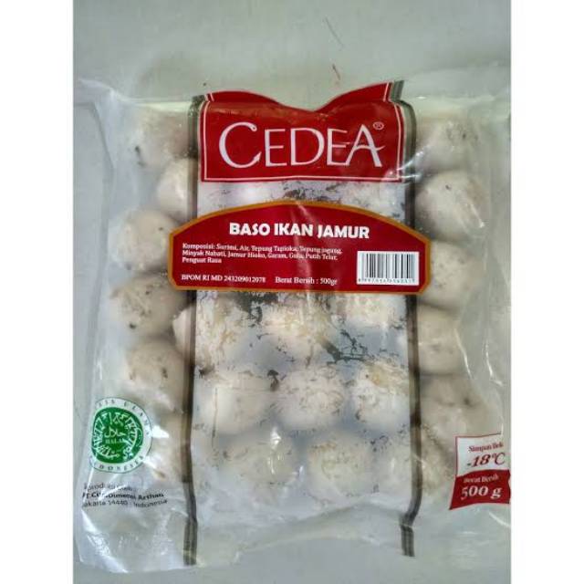 CEDEA | Baso Ikan Jamur | 500 gr