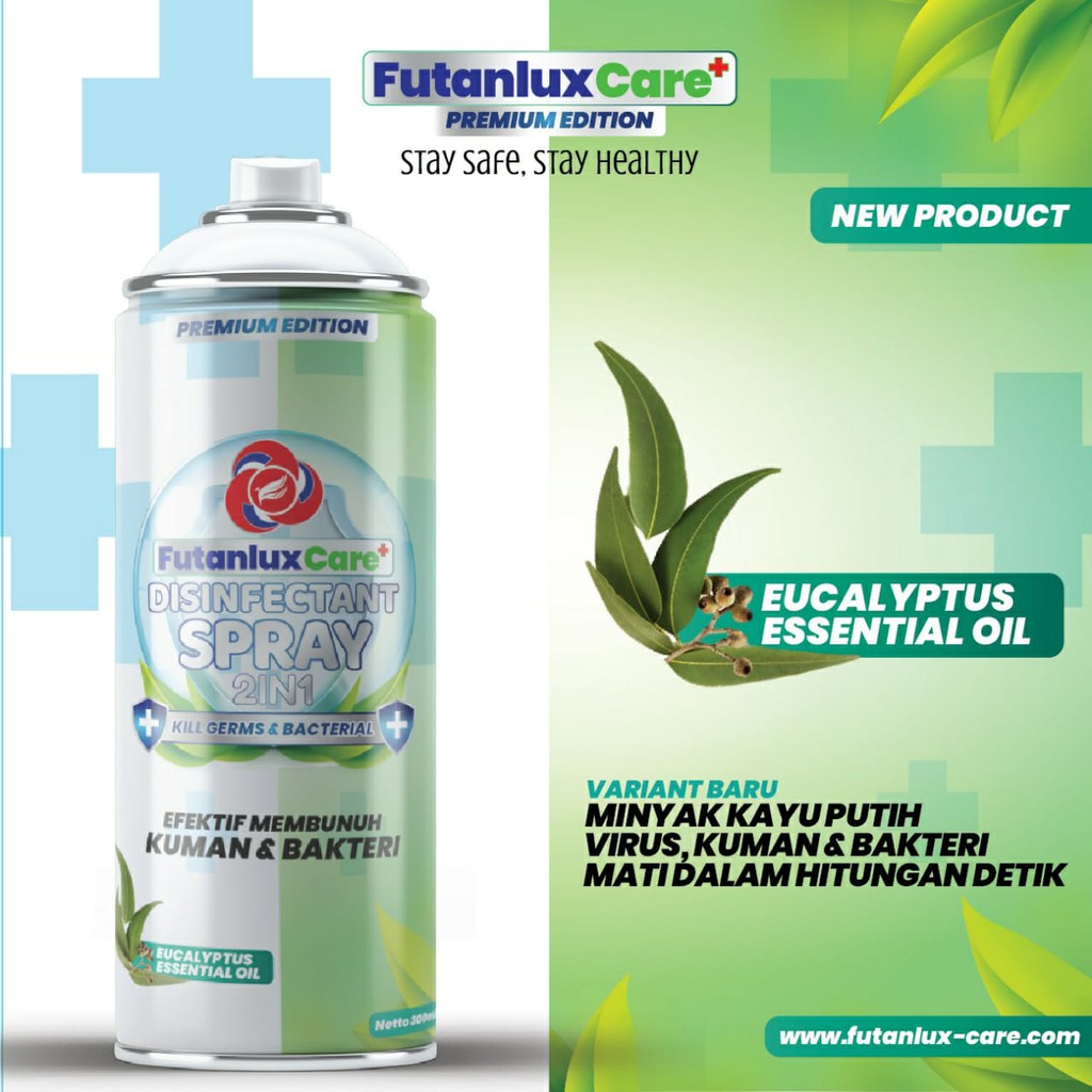 ORIGINAL FUTANLUX DISINFECTANT SPRAY PREMIUM Standar WHO dan RS