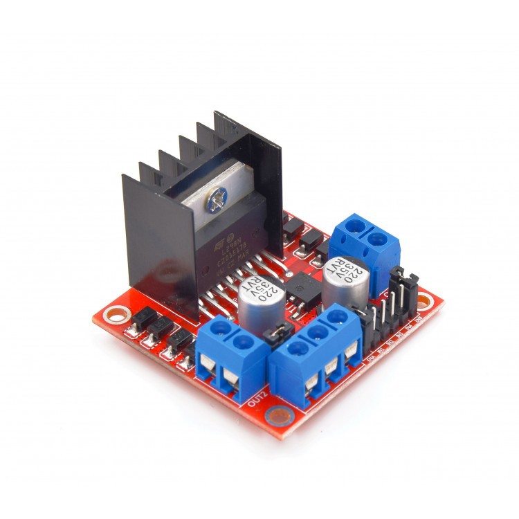 Driver Motor DC L298N PWM Controller kontroller Arduino Dual H-Bridge