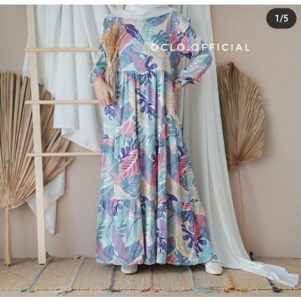 HOMEY DRESS GAMIS BAHAN KATUN VISCOSE ANEKA MOTIF TERBARU SHOPEE_ID #SHOPEE_ID