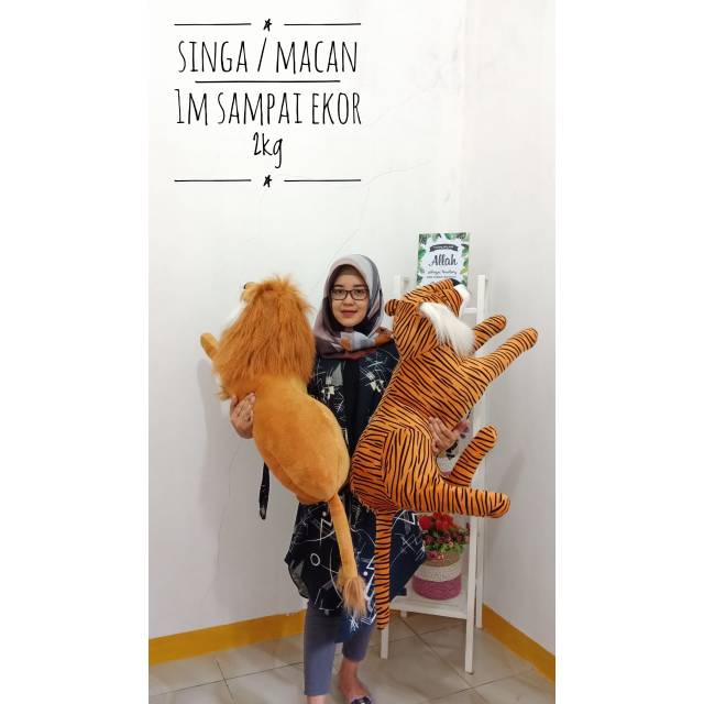BONEKA SINGA BONEKA MACAN JUMBO