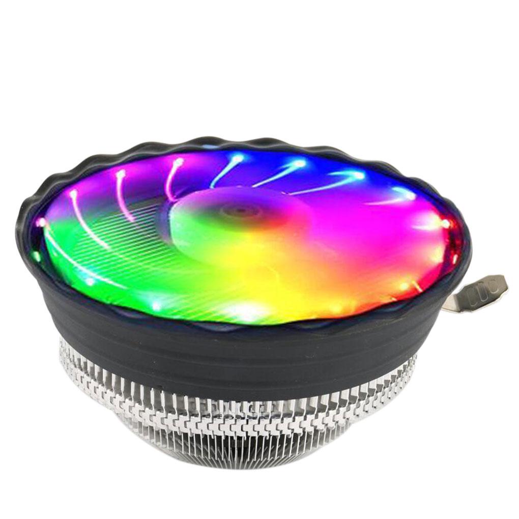 Kipas Pendingin CPU Komputer 3Pin RGB Bahan Aluminum Bisa Dilepas (house2020)