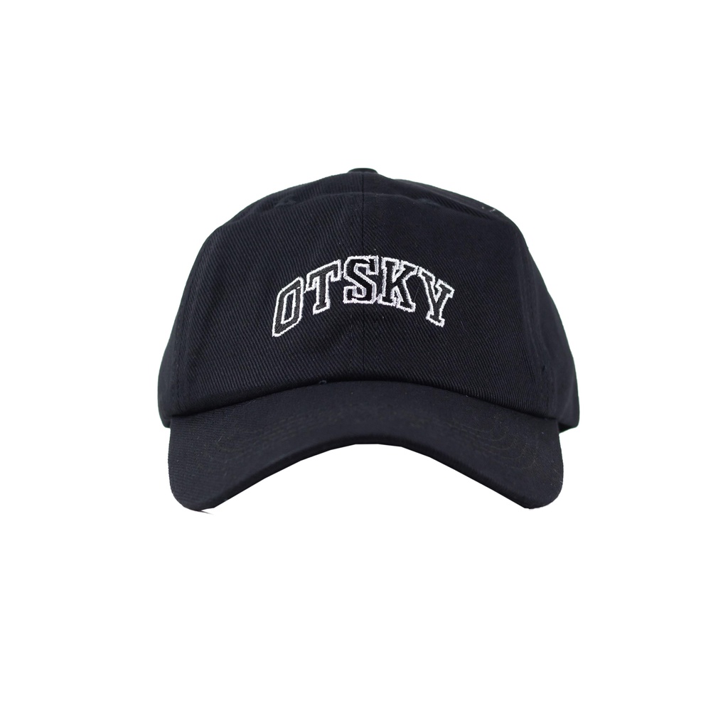 Otsky Topi Baseball Polocap Font Bordir Std Black