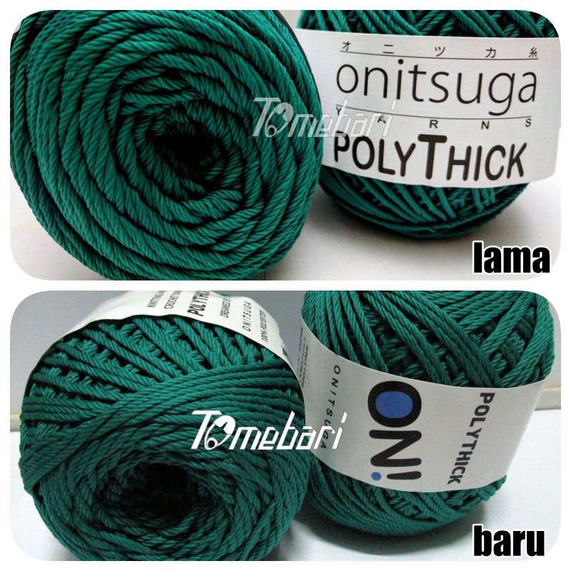 BENANG RAJUT POLYTHICK HIJAU TOSKA GELAP / DARK TOSCA PT- 8834