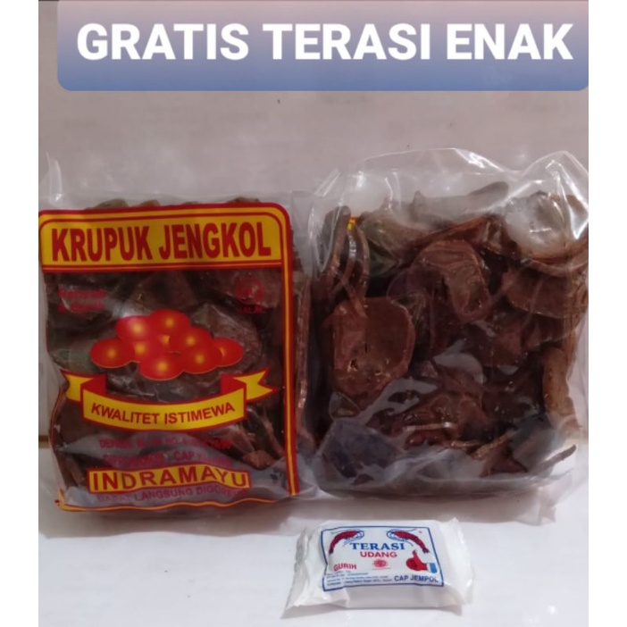 

KRUPUK JENGKOL SUPER 250Gram GRATIS TERASI KHAS CIREBON