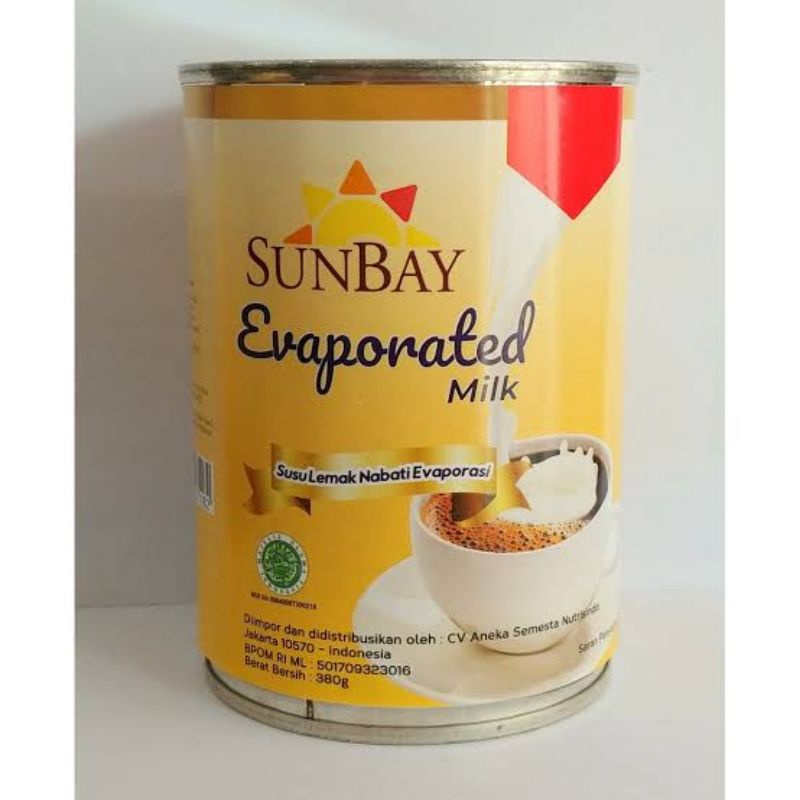 

Sunbay susu evaporasi 380gr