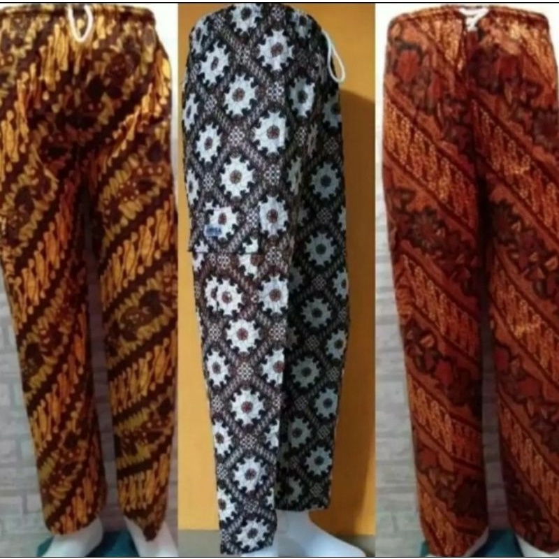 celana panjang betawi dewasa/celana panjang batik pria dewasa