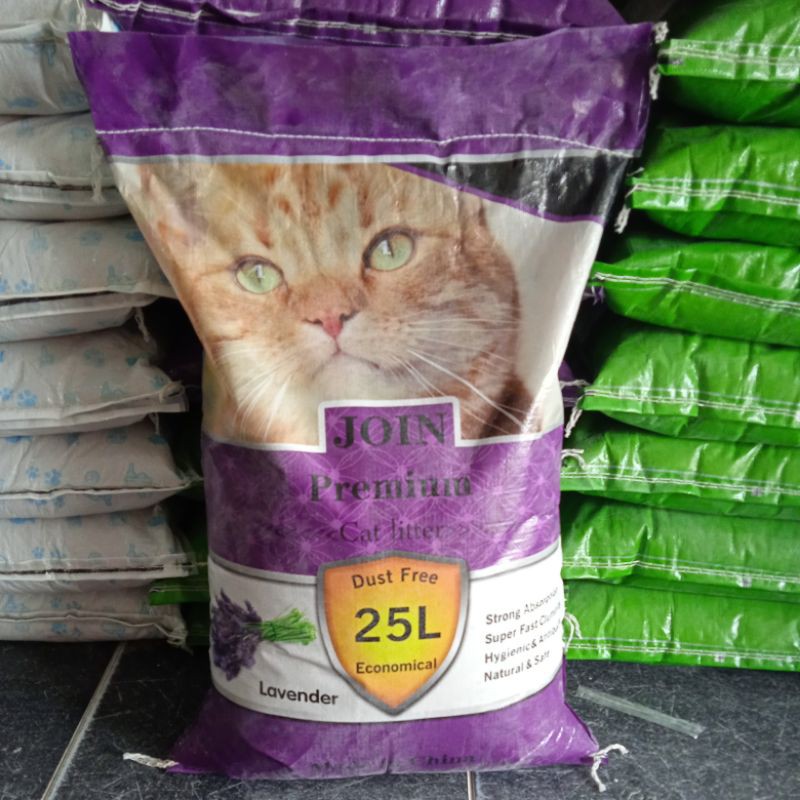 Pasir Kucing Gumpal JOIN 25ltr~Aroma Lavender