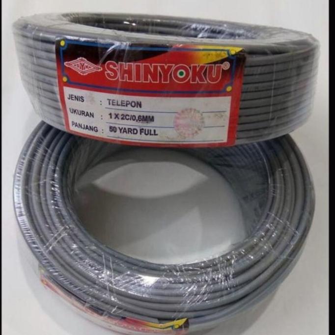 Kabel Telepon Shinyoku Isi 2 Untuk Audio Walet Uk 50M Termurah