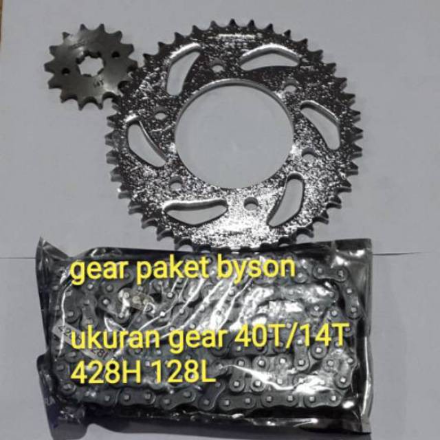 GEAR GIR SET BYSON GEAR PAKET BYSON GOLD BAJA - SPAREPART MOTOR