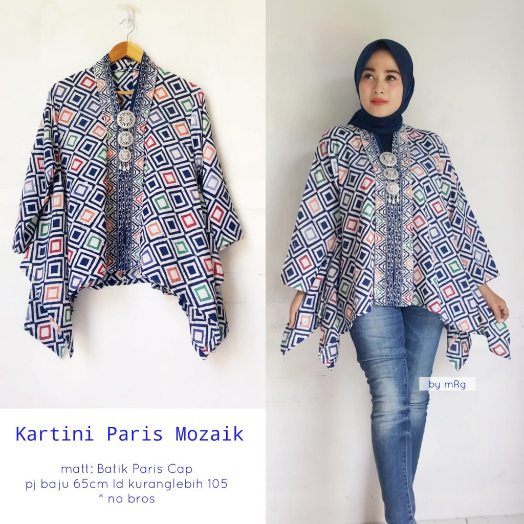 Batik Modern Muslimah,Blus Batik Wanita Pesta ,Atasan Batik Wanita Trendy,Blus Wanita Murah