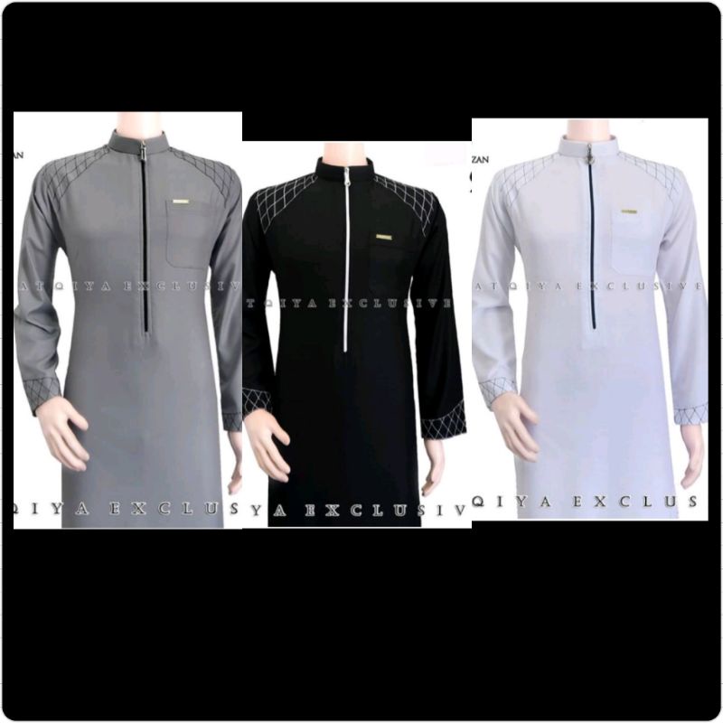 gamis atqiya thobe mizan gamis pria