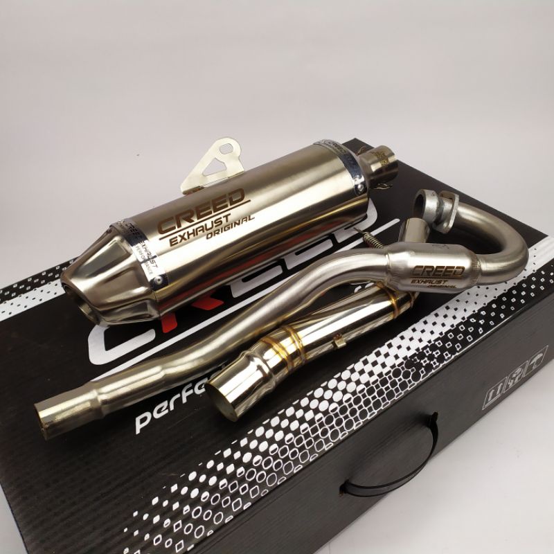 Creed Exhaust Original 1set pipe for Crf 150l Crf230 Klx 150 Xr150 Xr200 muffler motorcycle, Norifum
