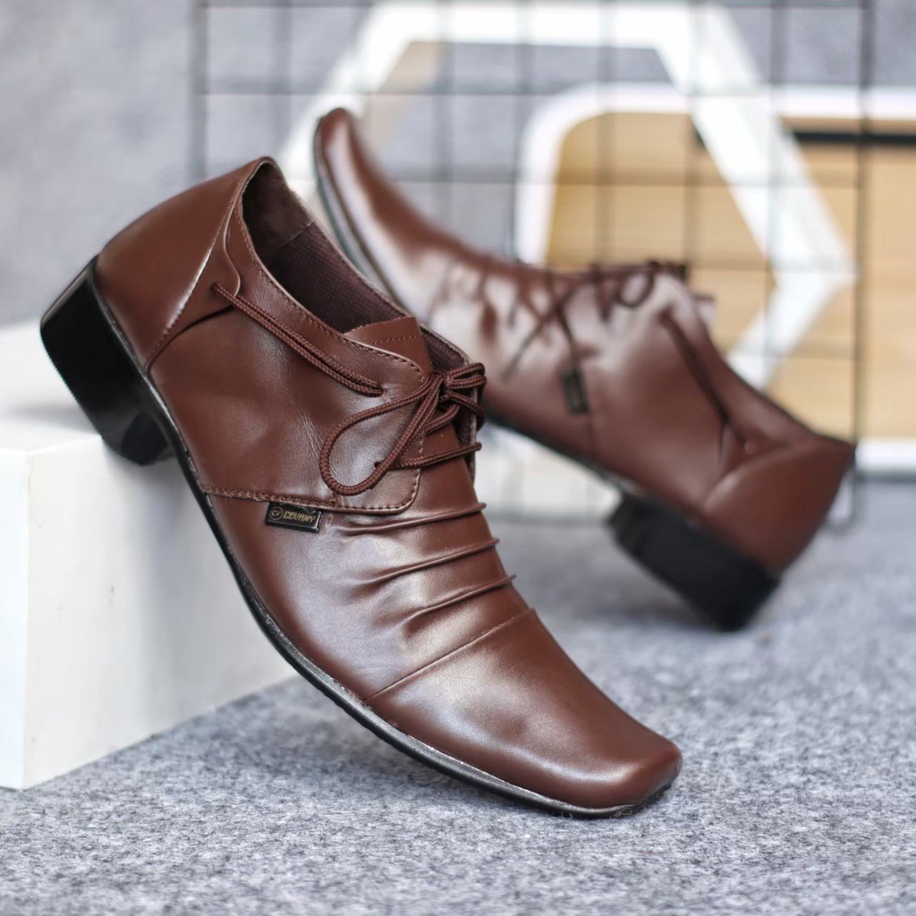 BURAY - Sepatu FORMAL Pantofel Pria LOAFER Kulit ASLI PANTOPLE ORIGINAL Formal Kuliah Kerja Kantor Keren PANTOPEL PRIA Pansus COWOK Laki Laki FASHION Trendy KEKINIAN