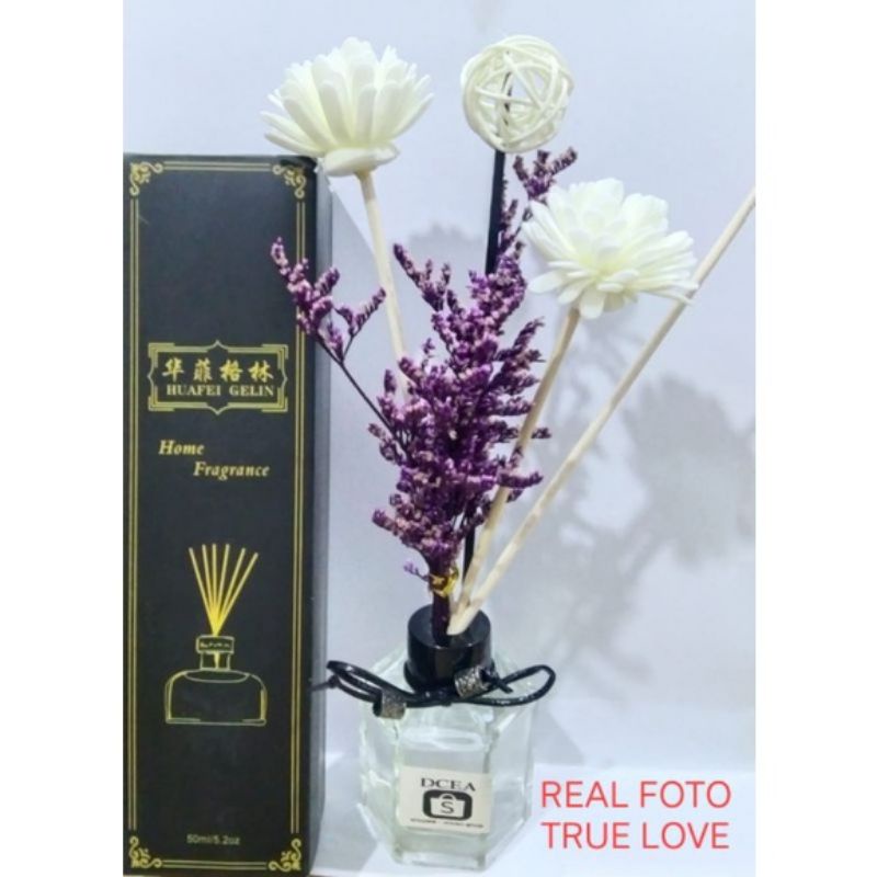 Reed Diffuser Aromatherapy Bunga Difuser Aroma Pengharum Ruangan Pewangi Oil Reed Difuser REED DIFFUSER LOVER'S GRASS REED DIFFUSER REFILL REED DIFFUSER HAMPERS PENGHARUM RUANG AROMATERAPI-AROMA WEN_TRUELOVE
