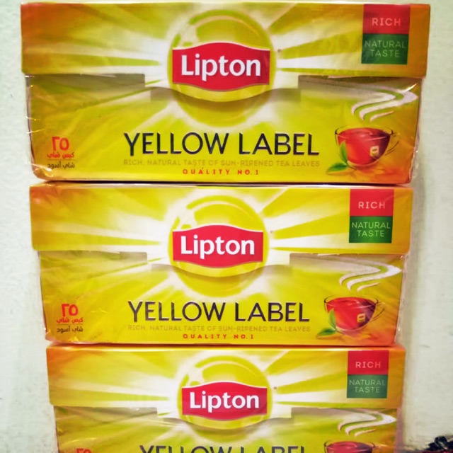 Teh lipton yellow label
