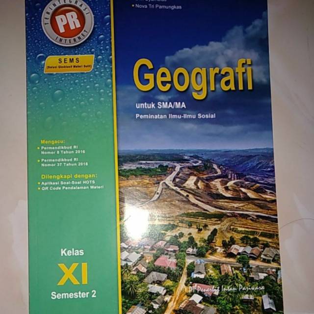 Buku PR Geografi kelas 11B