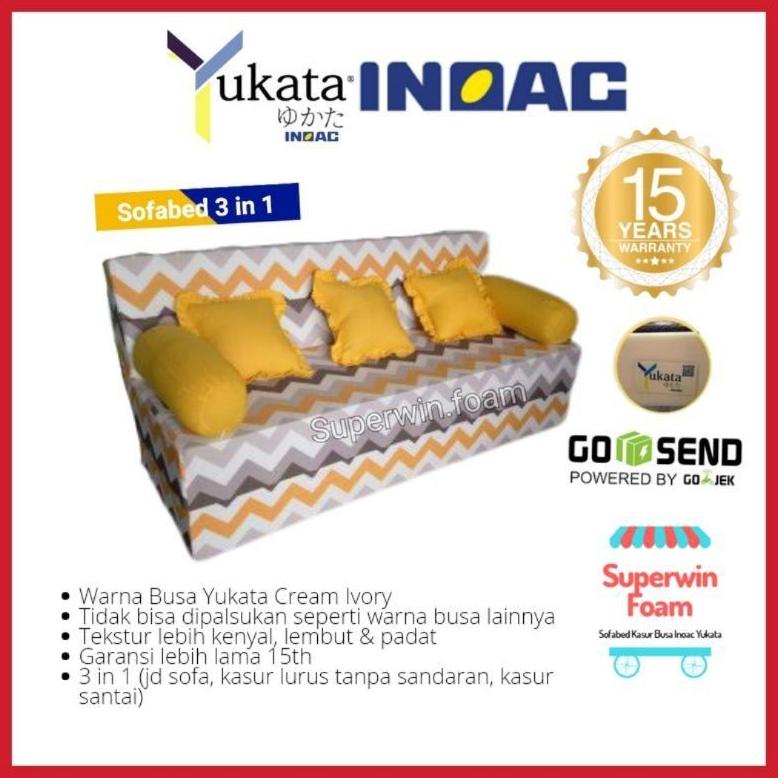 Sofabed Busa Inoac Yukata Tebal 15&20Cm Garansi 15Th Sofa Bed Inoac Sofabed Inoac Kasur Inoac Superw