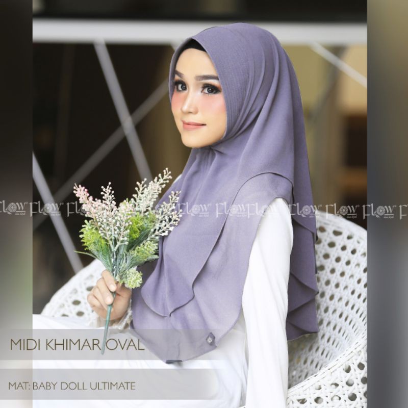 (((ORI FLOW)))) Khimar MIni Oval /MIDI KHIMAR OVAL