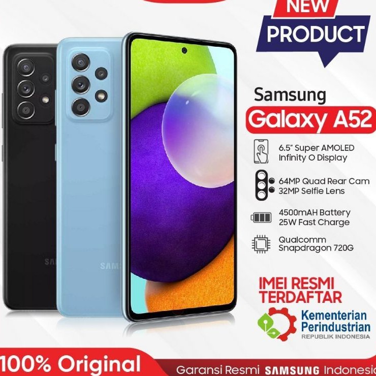 SAMSUNG A52 RAM 8/128 8/256 ORI ORIGINAL ASLI GARANSI RESMI INDONESIA