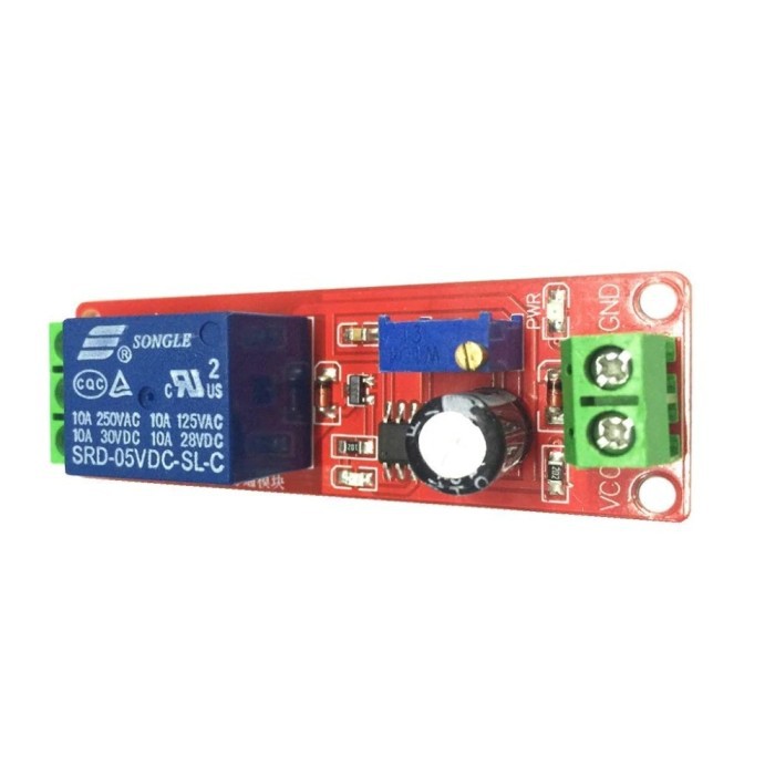 Modul DC 5V Pull Delay Timer NE555 Switch Relay Adjustable Module