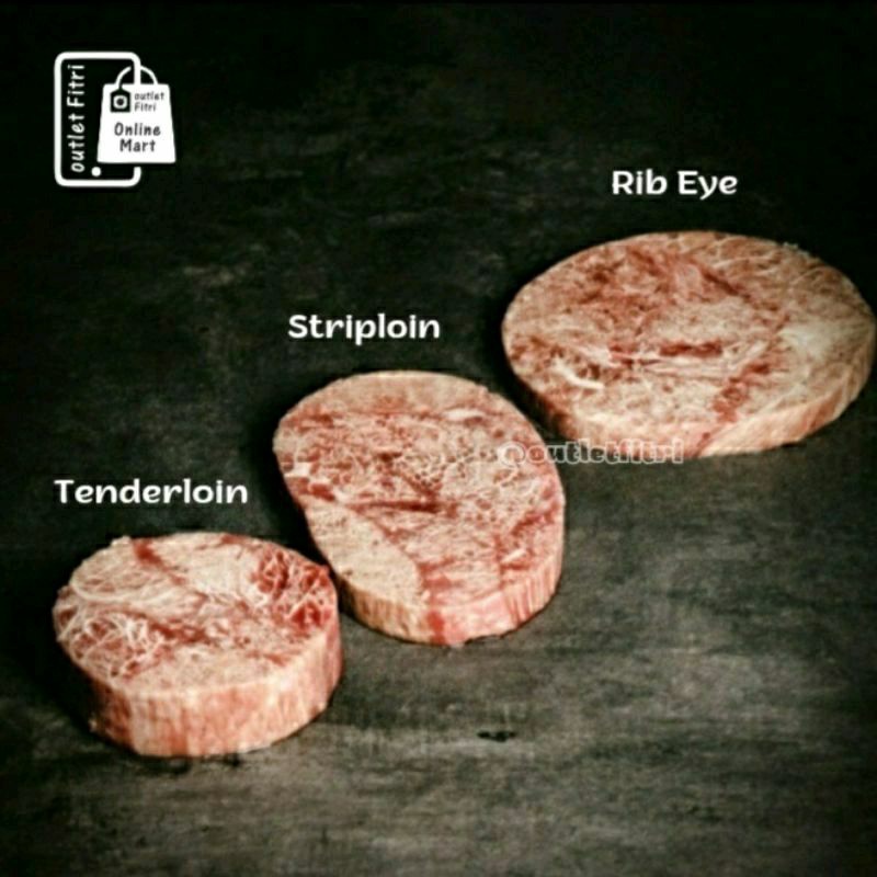 

HALAL || [160gr] Tenderloin / Striploin / Rib Eye Meltique - Meltiq Steak