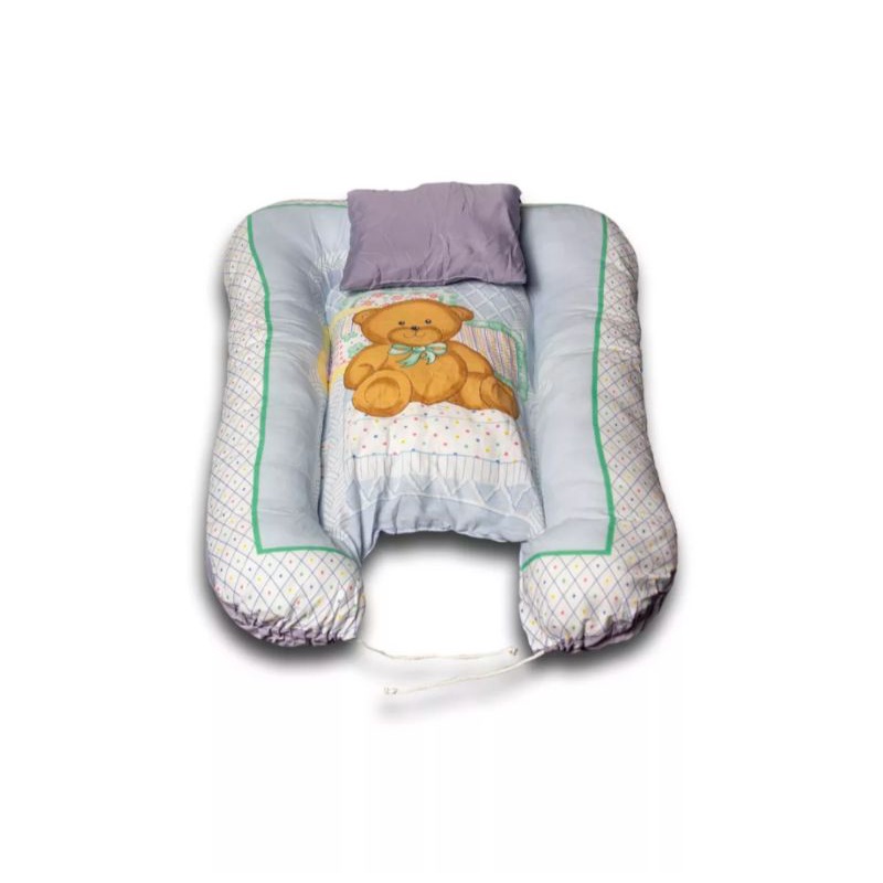 tempat tidur bayi Dunlopillo Baby Nest white bear