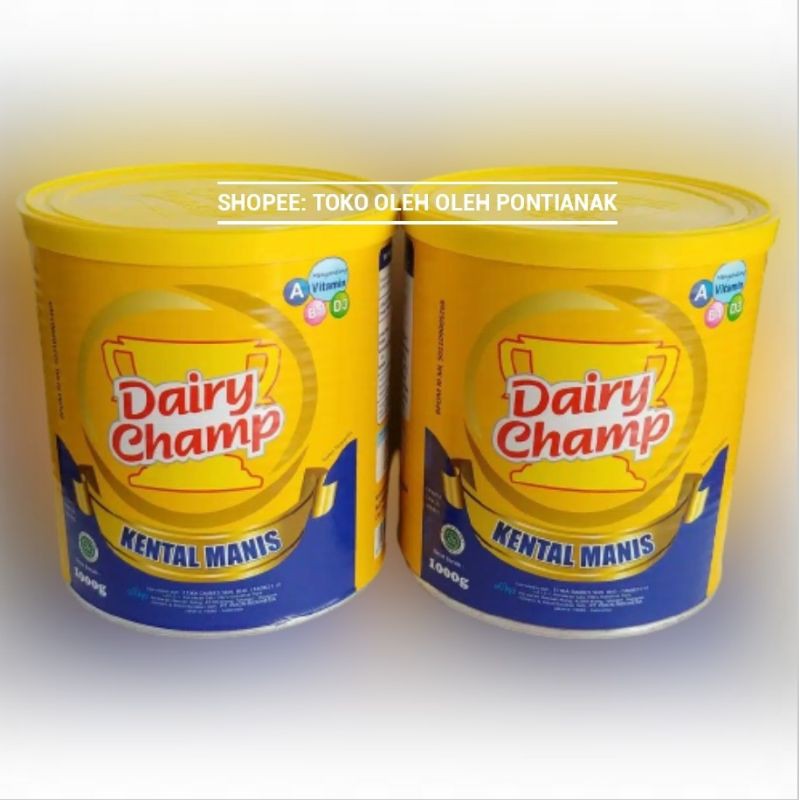 

SUSU KRIMER KENTAL MANIS DAIRY CHAMP 1 kg (dengan Tutup)