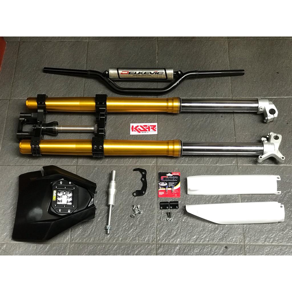 USD DELKEVIC REAL JUMP KLX 150 - BLACK GOLD