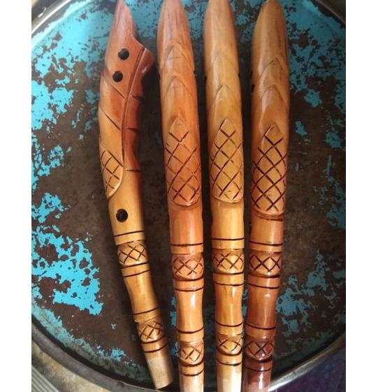 [KODE PRODUK GEKI84471] ALAT PANCING PAHUL JORAN KAYU UKIR LENTUD / EMPLUD GAGANG JORAN
