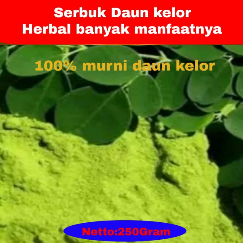 

Serbuk Bubuk Daun Kelor Halus 250 Gram