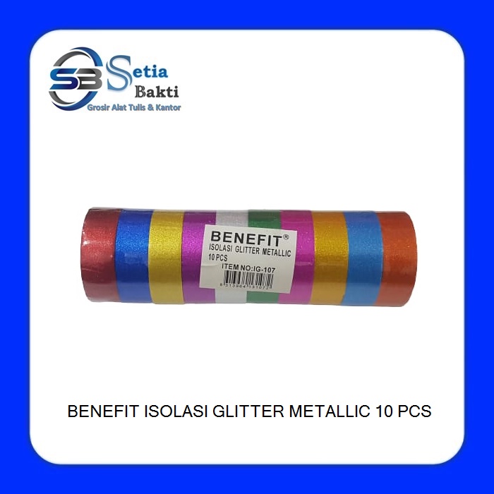 

BENEFIT Solatip Gliter Metalic Isi 10 Pcs