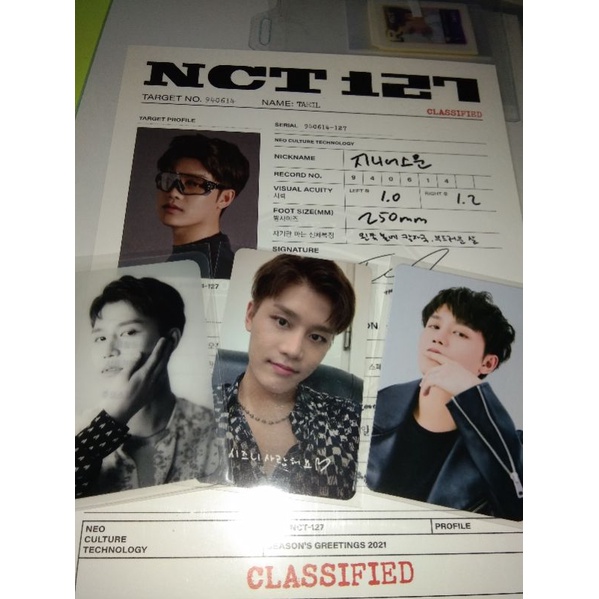 BOOKED NCT127 taeil wfm+sg21+dicon