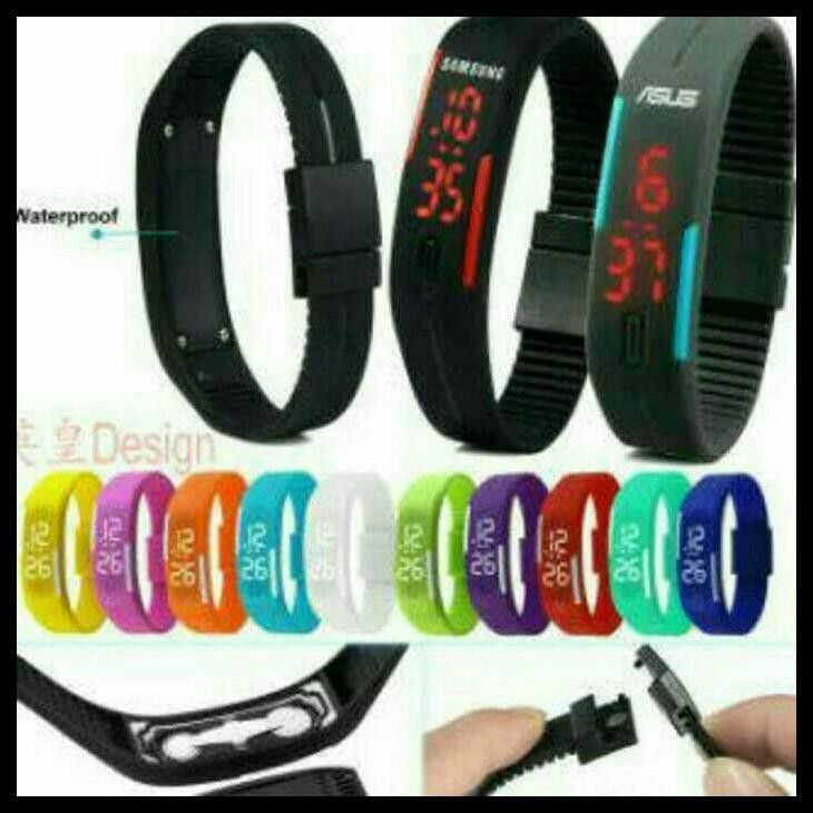 TERBAIK JAM TANGAN GELANG LED SPORT SPORTY ADIDAS NIKE PUMA WATCH ANAK KIDS