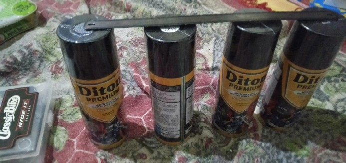 Black 9109 Diton Premium Hitam 9109 Cat Semprot Aerosol Paint Motor Glossy Kilap Pilox 400cc 400 Cc