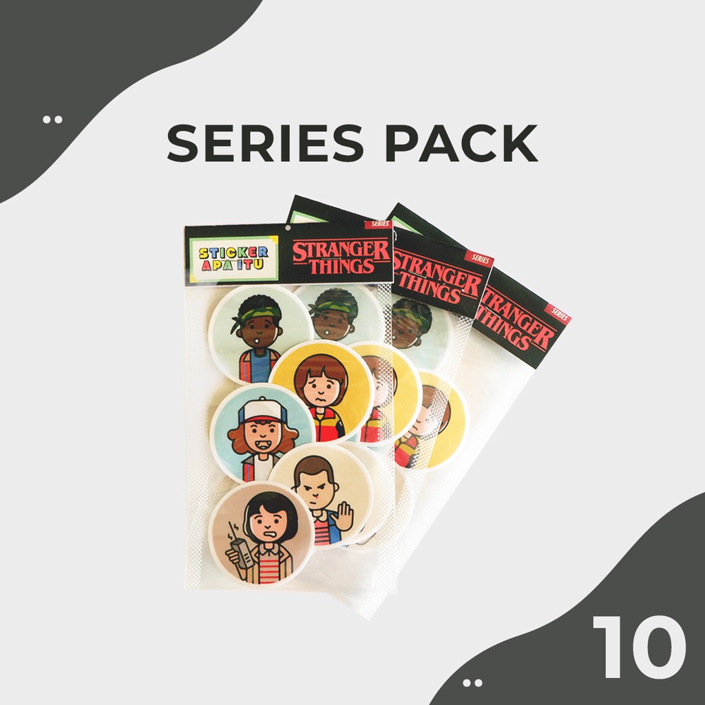 

STICKER STRANGER THINGS SERIES PACK