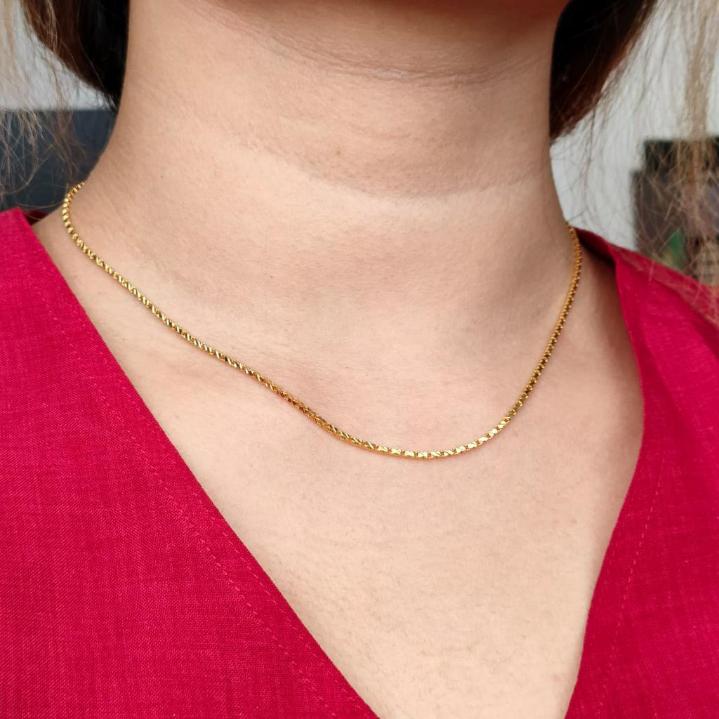 Kalung Emas 17K - 7.85 Gr Kadar 750 - 4972