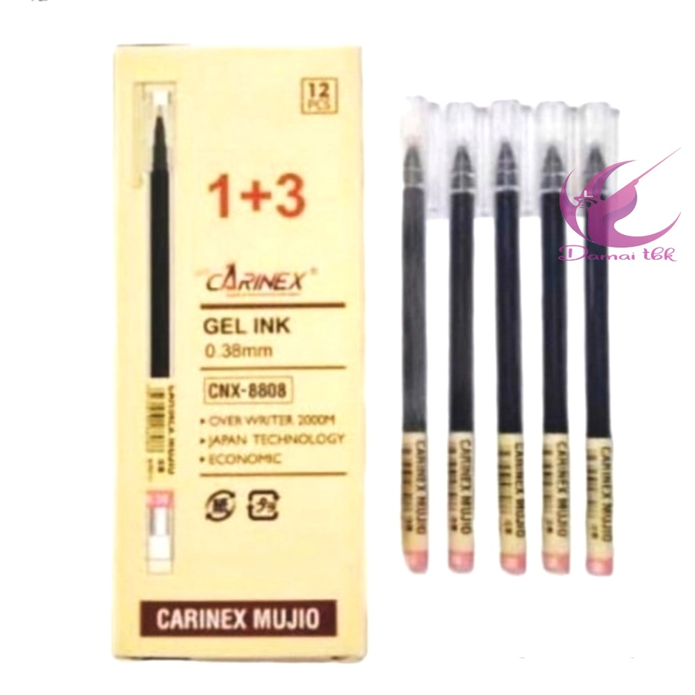 

Pulpen CARINEX MUJIO 038mm CNX-8808 isi 12pc